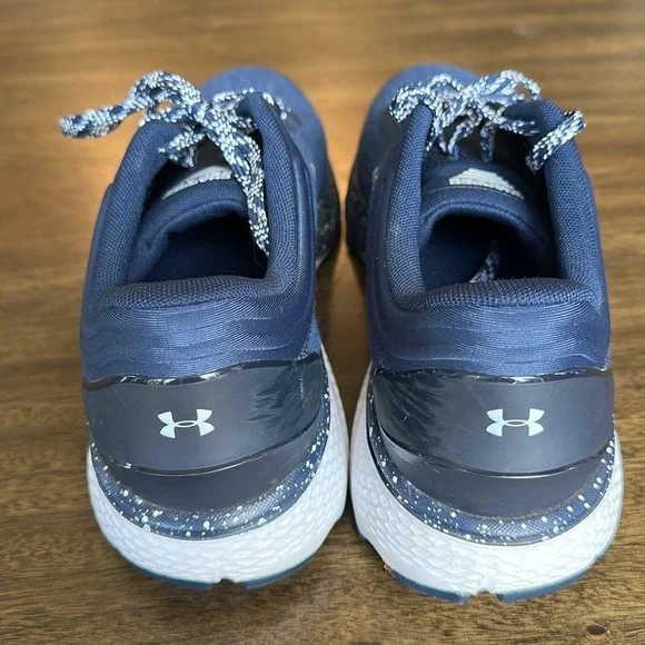 Under Armour Navy Sneakers with White Logo *Like new* mens 10.5, $4.99 shipping - Picture 3 of 6